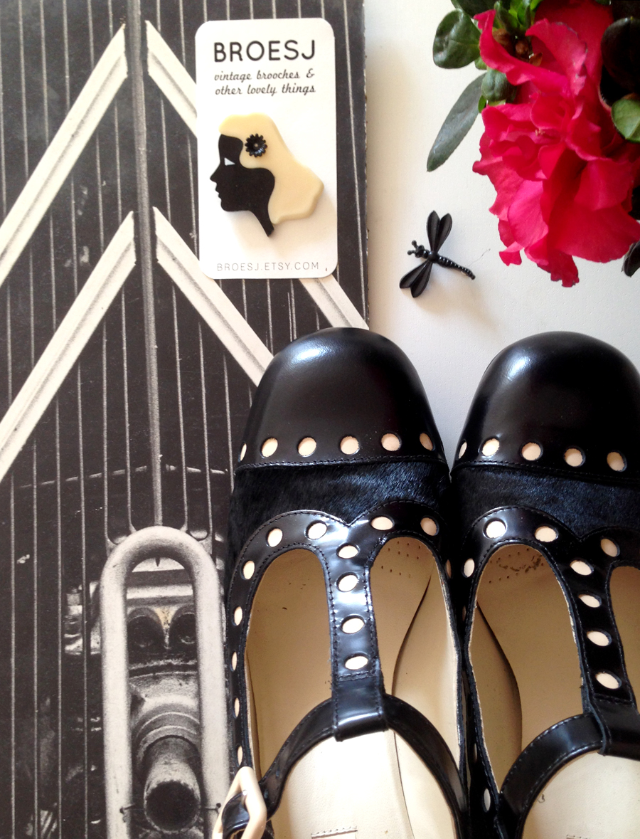 Vintage inspired shoes: Orla Kiely meets Clarks