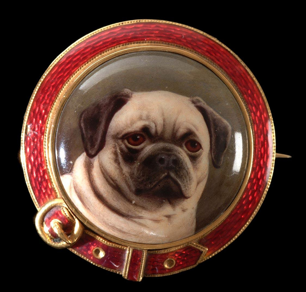 Victorian pet brooches