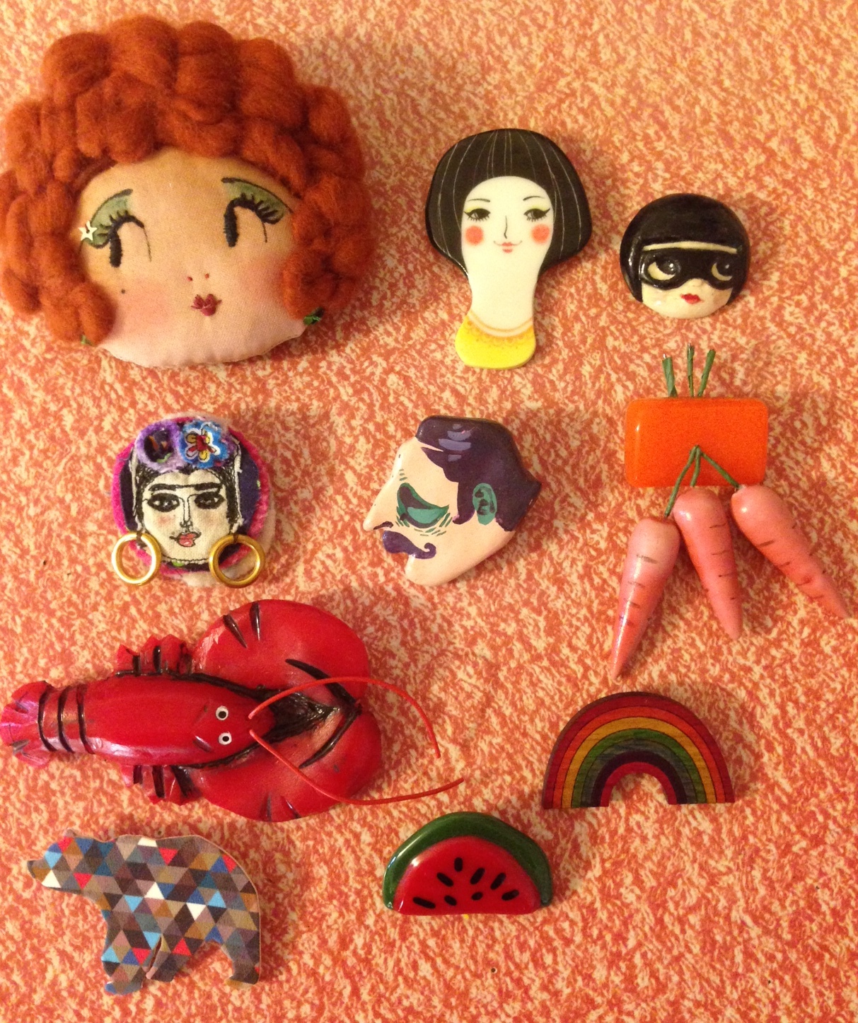 Brooch Collection: Claire (from NoveltybroochFriday)